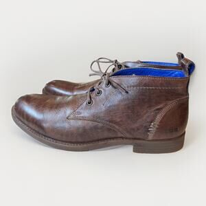 Bed Stu Men's Illiad Brown (Teak Rustic) Leather Chukka Boots Size 9 NWOT
